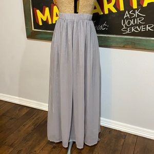 Lost Semi Sheer Shimmering Silver Polyeste…